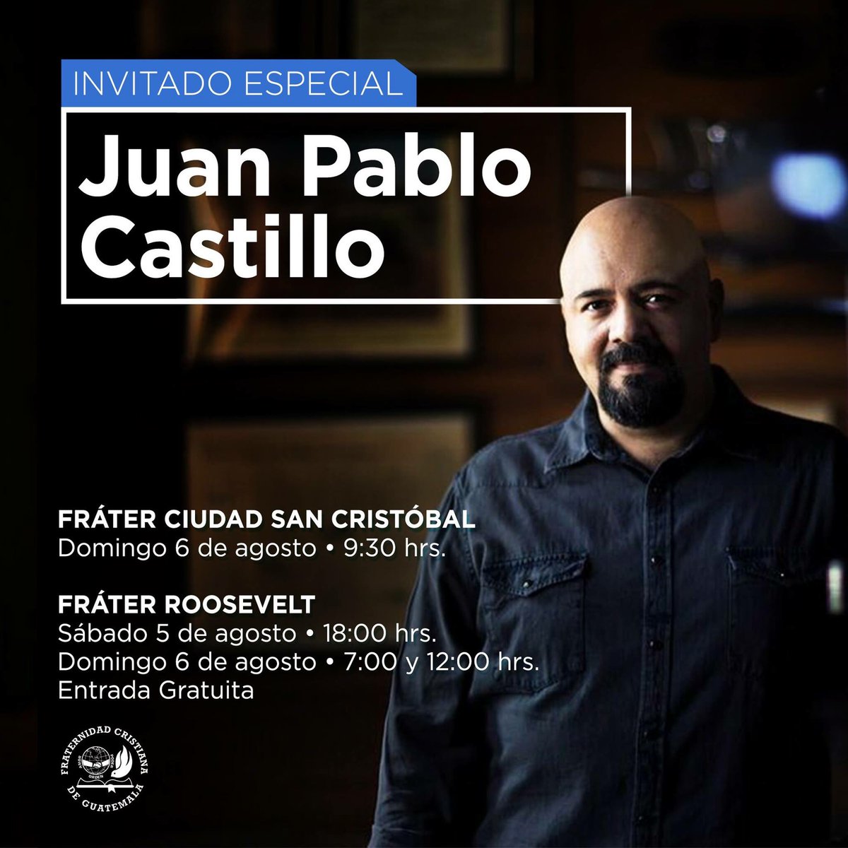 JPCASTILLO_'s tweet photo. Esperamos verles en la Frater este Fin de semana. Bendiciones https://t.co/zBpw46X5bV