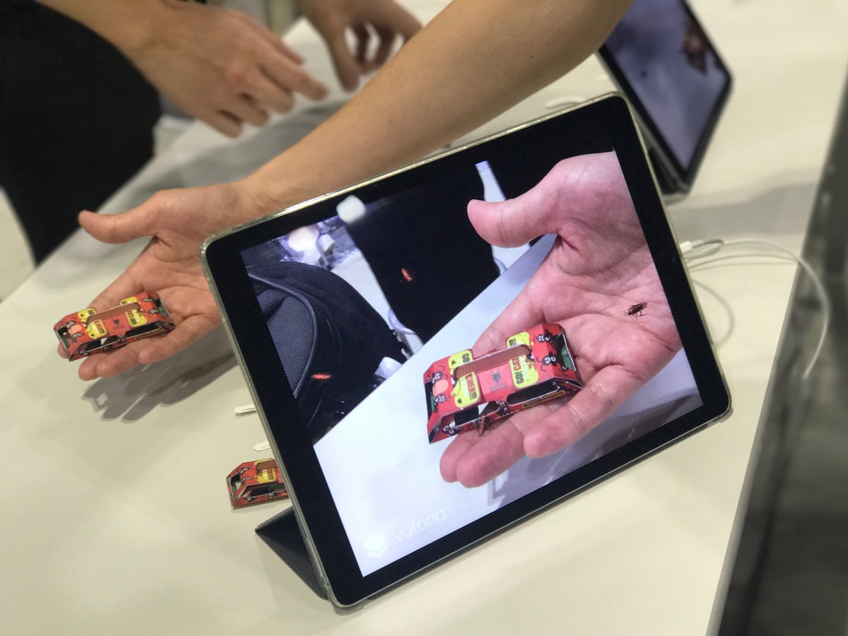 AnimaeTech's tweet photo. GoCatcher in AR at #MakerFaireTokyo2017
#mft2017 #GoCatcherAR #AugmentedReality https://t.co/JN6gnyPFZk
