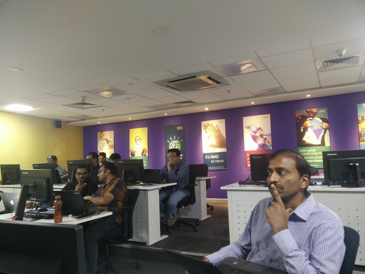 manimadhukar's tweet image. Underway @iicbangalore #hyperledgercomposer meetup #blockchain has tremendous potential to solve multi party trust dependencies in real-time