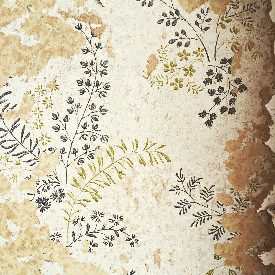 CastlesonGround's tweet photo. Exciting to uncover original wallpapers from under layers of textured paint in the bedroom #originalwallpaper #wallpaper #renovation https://t.co/iitj3Y4CIv
