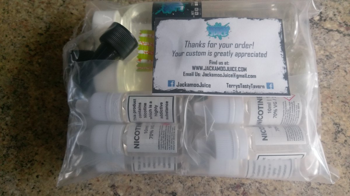 jontait42's tweet photo. Vape mail is great mail. Cheers, @jackamoojuice https://t.co/Ms83Rglnzb