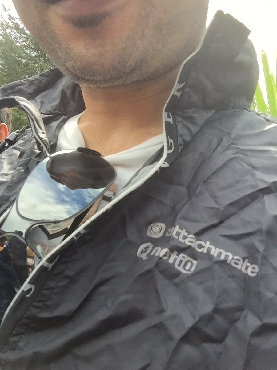 amitpanchal76's tweet photo. Rocking this old rain jacket from 10 years ago #netiq #attachmate https://t.co/9LpvnKhJQH
