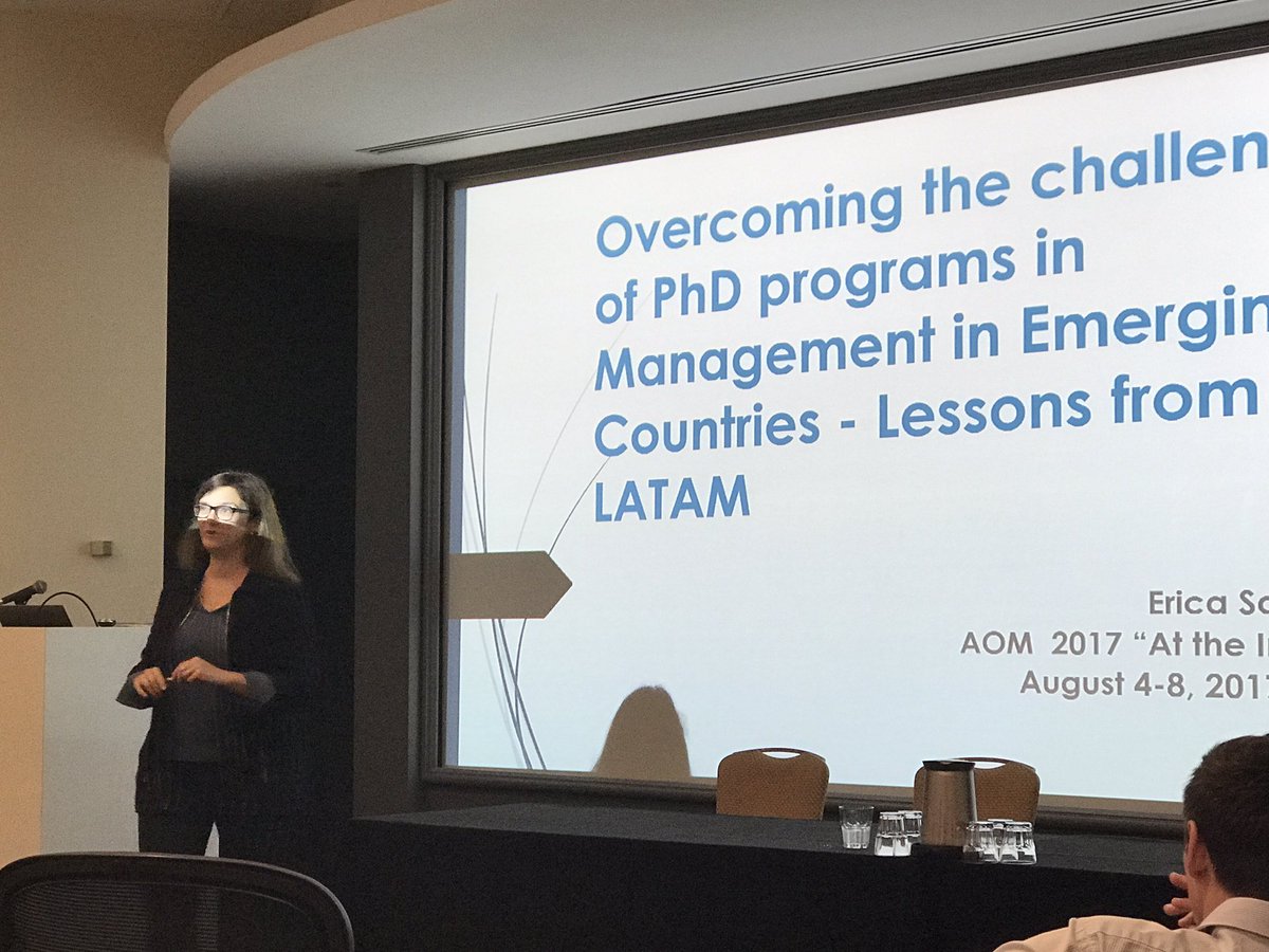 nadiakrodriguez's tweet image. @AOMConnect @esalvaj #aom2017
Challenges of PhD programs in Latam