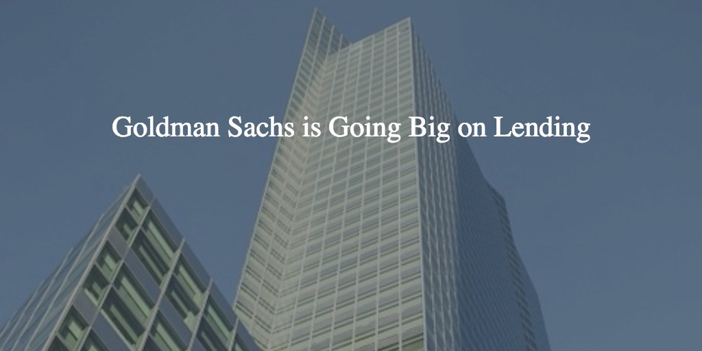 Xbond49's tweet photo. @GoldmanSachs is going big #lending. #crowdfunding #fintech #disruption #BankingDigital #B2C #DigitalTransformation https://t.co/SNgdc1h1X3 https://t.co/7Y7WWf01pz