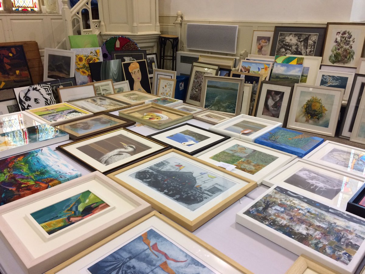 IlminsterArts's tweet photo. Judgement day has arrived - the entries for the 2017 #IlminsterOpen have all been delivered. Just waiting for the judges now! https://t.co/hPUAy9OV3M