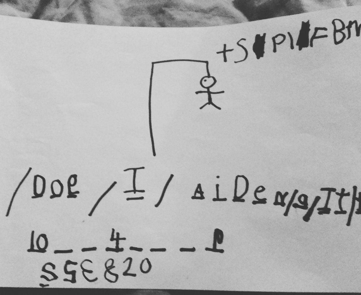 Hangman with a 5 year old. Numbers and oopsies.