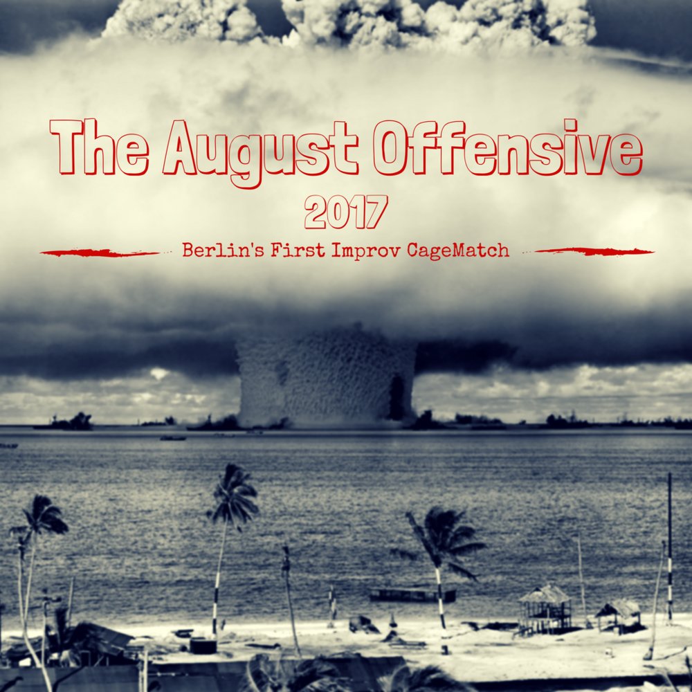 ComedyCB's tweet photo. IT'S HERE! FINALLY! 
The August Offensive (Group Stage)

Come see 8 teams battle each other for comedic improv glo… https://t.co/WCeAvplaI7 https://t.co/Kcnz9J6LAO