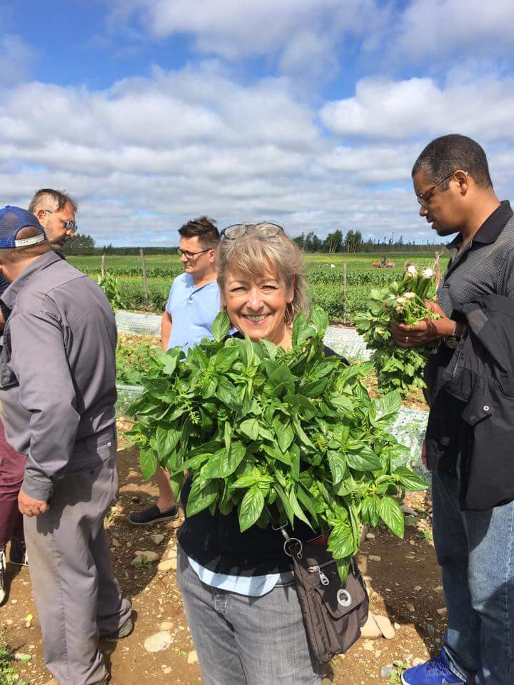 Food Day Shopping on the farm <a href="/AYarymowich/">anne yarymowich</a> gets down to business #FoodDayCanada #George Brown #Food