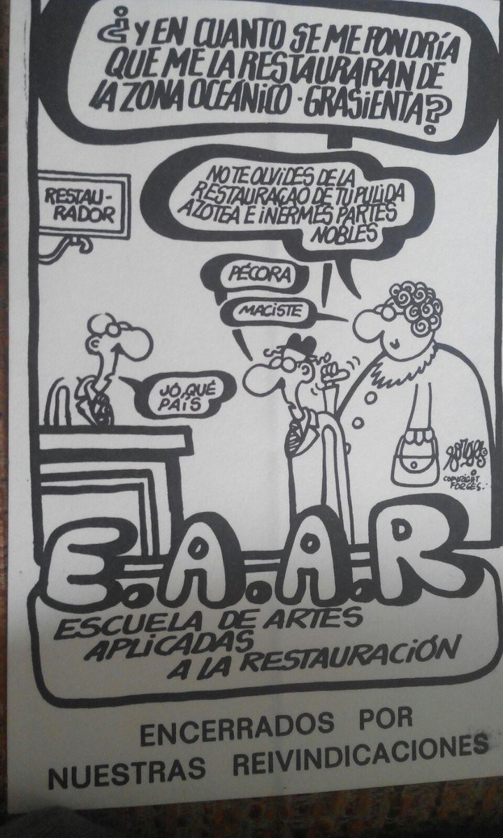 fcarreraramirez's tweet photo. #defraugrados #años80 no desistáis! Llevamos muchos años en esto y seguiremos hasta llevar las Escuelas de CR s su futuro. Lo sabe Forges. https://t.co/H7pvb0mc8a