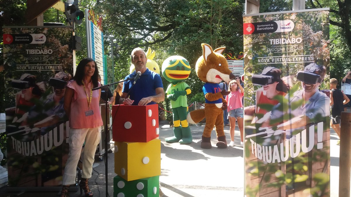 parctibidabo's tweet image. Tot a punt per estrenar la nova sensació de l'estiu #VirtualExpress amb @jaumecollboni i @GimenoOrtiz i els nostres socis Tibiclub
