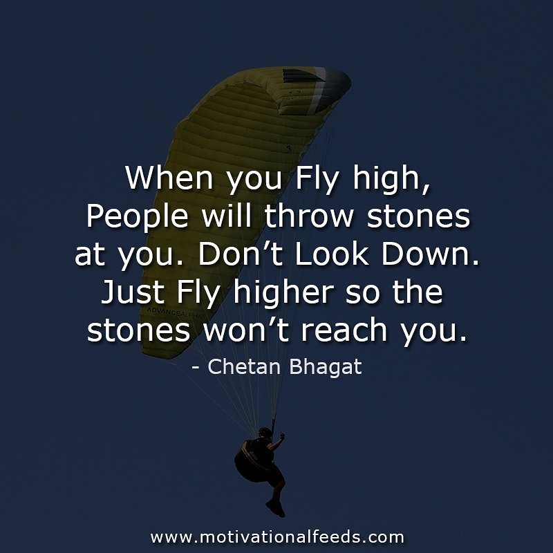 motiv_feeds's tweet photo. Fly High !! #motivationalfeeds #motivation #MotivationalQuotes  #quoteoftheday #chetanbhagat #flyhigh #besuccessful https://t.co/kA8kufKBSc