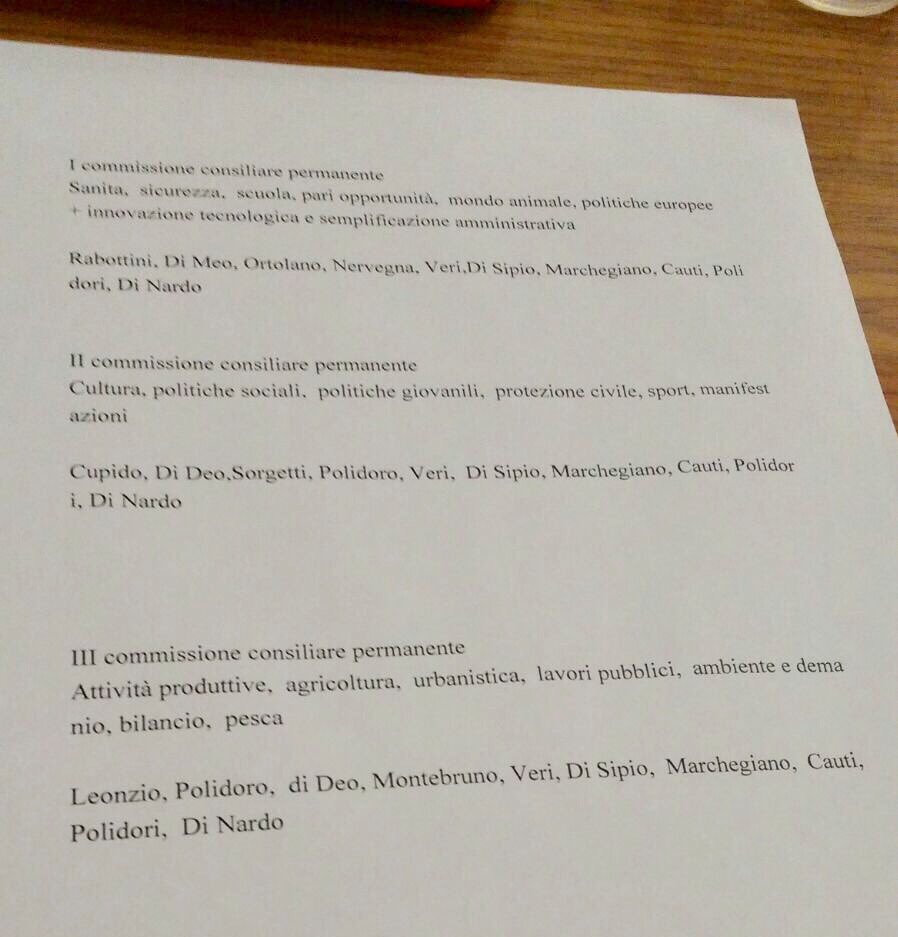 66026ilblog's tweet photo. Questa la composizione delle tre commissioni permanenti #OpenOrtona #Ortona https://t.co/7gwQRKMSiN