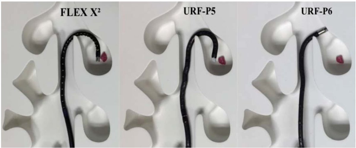 Urologeman's tweet photo. digital vs fiber‐optic in terms of flexibility. Surprisingly fiber-optic > Digital. Flex X2 is champion. @OTRAXER @JEndourology https://t.co/FZOAS6Zm9I