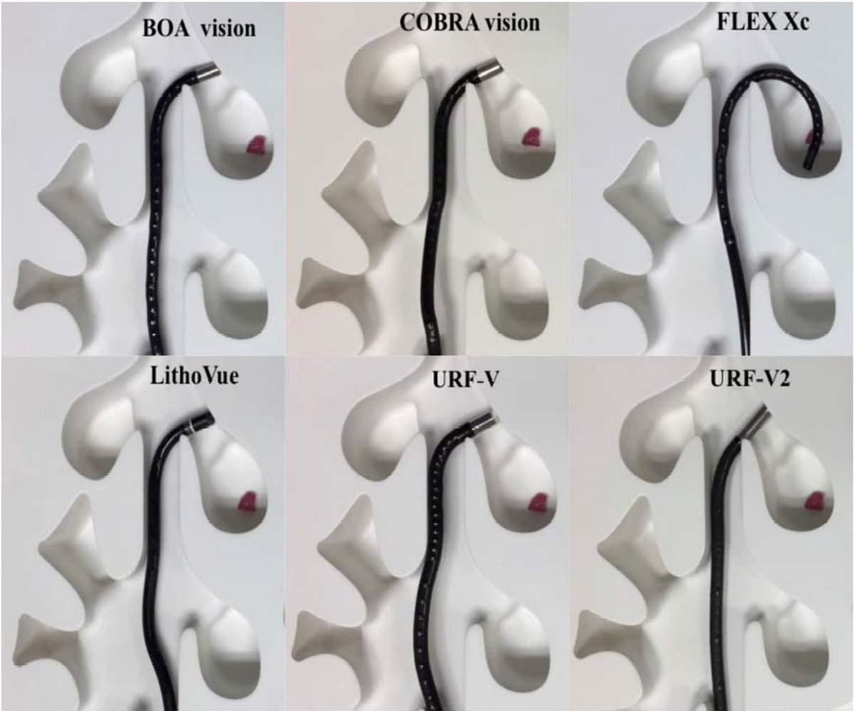 Urologeman's tweet photo. digital vs fiber‐optic in terms of flexibility. Surprisingly fiber-optic > Digital. Flex X2 is champion. @OTRAXER @JEndourology https://t.co/FZOAS6Zm9I