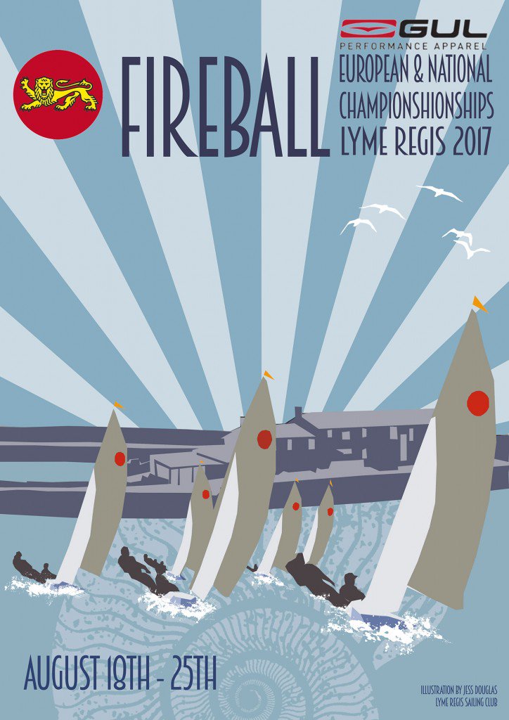 Fireball National and European Championships at Lyme Regis 81 boats entered so far! lymeregissailingclub.co.uk/championships/