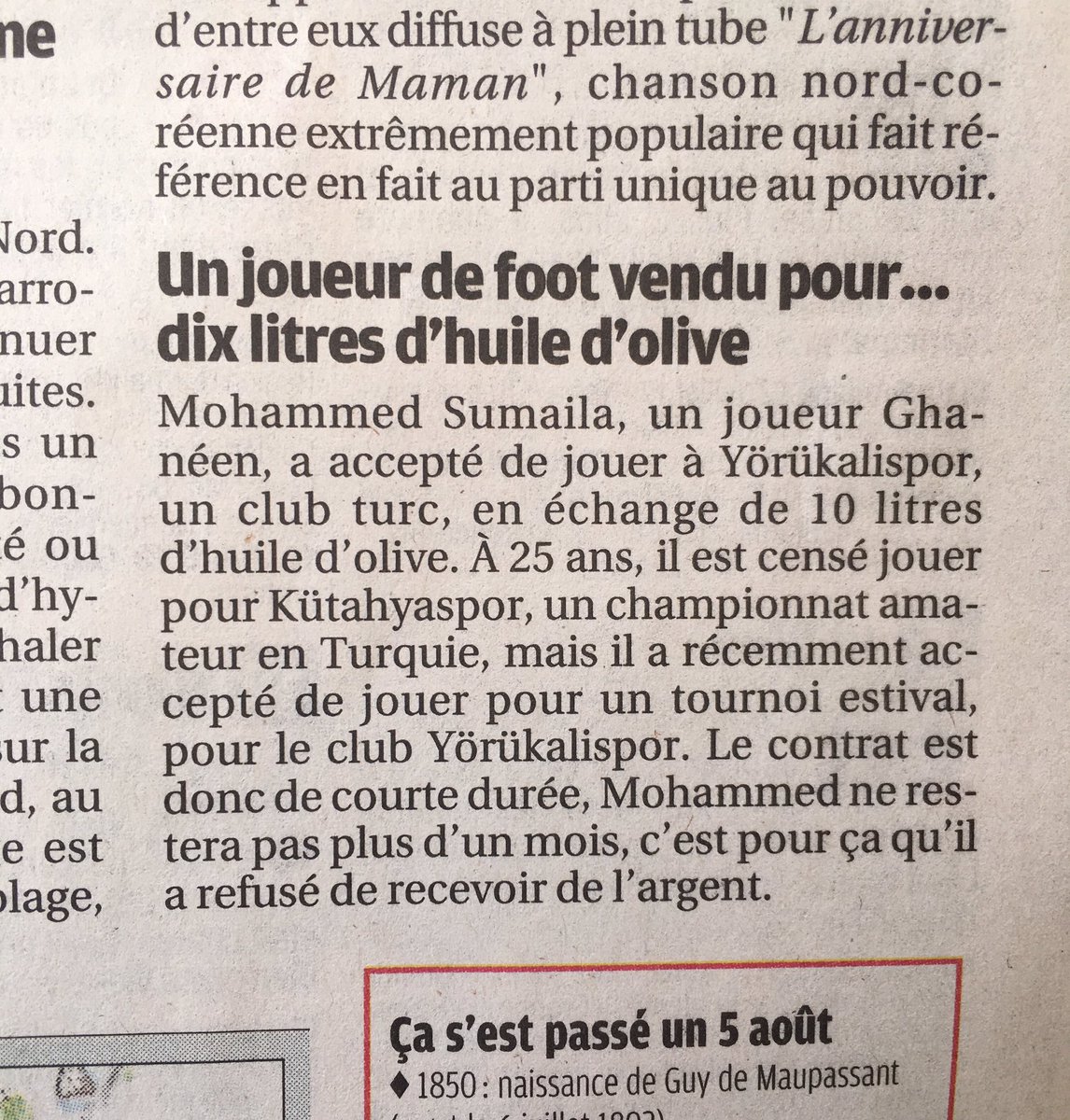 laureginies's tweet photo. Si c'est pas une bonne affaire ⚽️
Lu dans @laprovence #PressionAFroid https://t.co/UUMQyes5VE