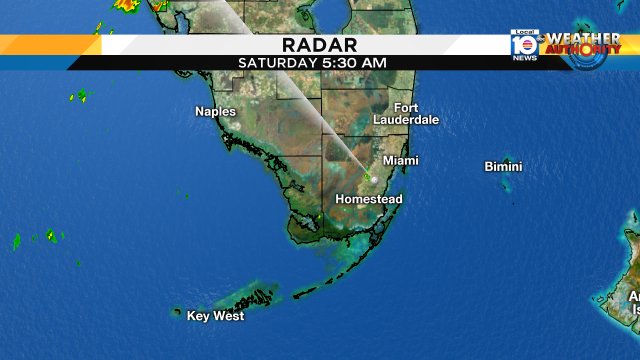 Good morning South Florida! Your Saturday morning starting off dry. Current temps are in the mid-80s https://t.co/SM2qUYnihn