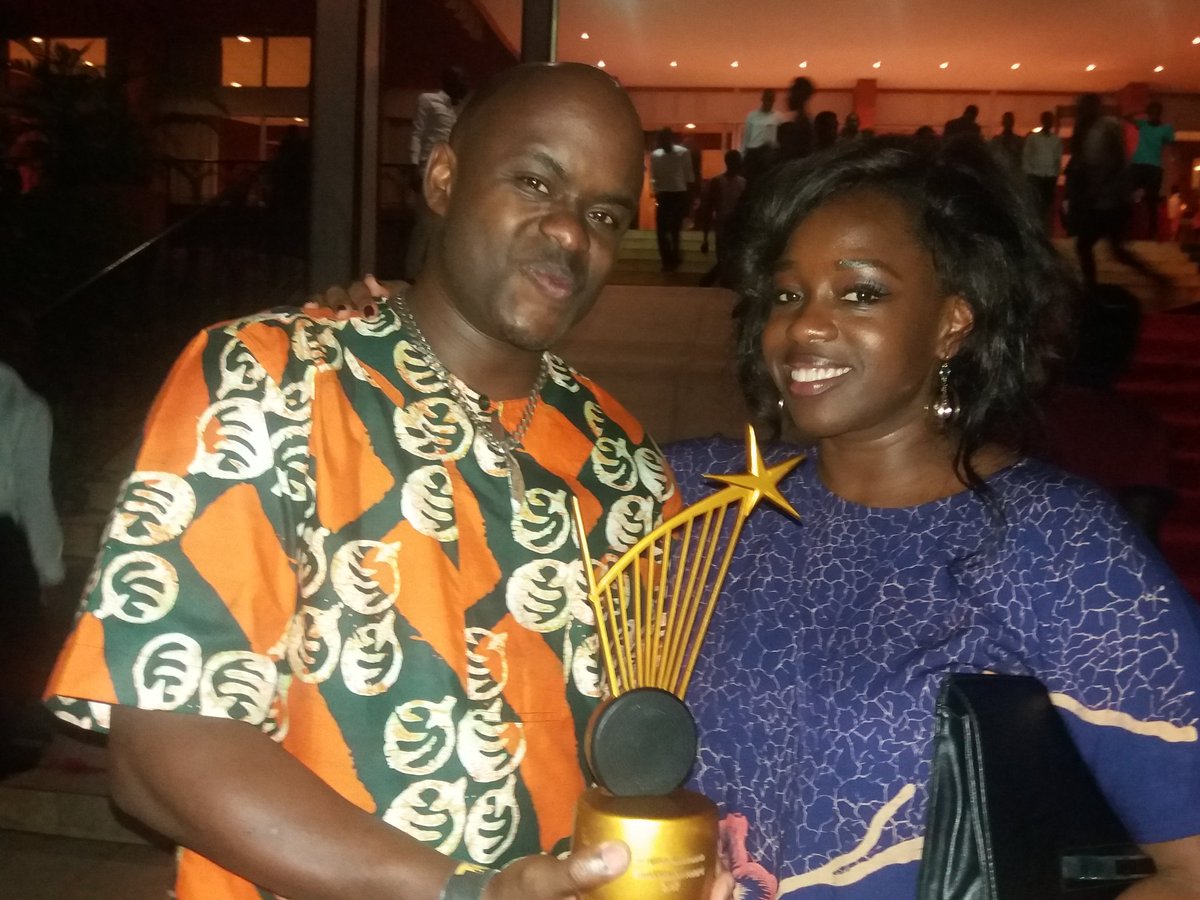 KATATUMBA's tweet photo. Last night I received the HUMANITARIAN AWARD 2017, at 'The Uganda Music Awards'. Thank You!

#MulagoYaffe
#AKDF
#RunningThisRaceForYouPapa https://t.co/Xm1IUdWm9y