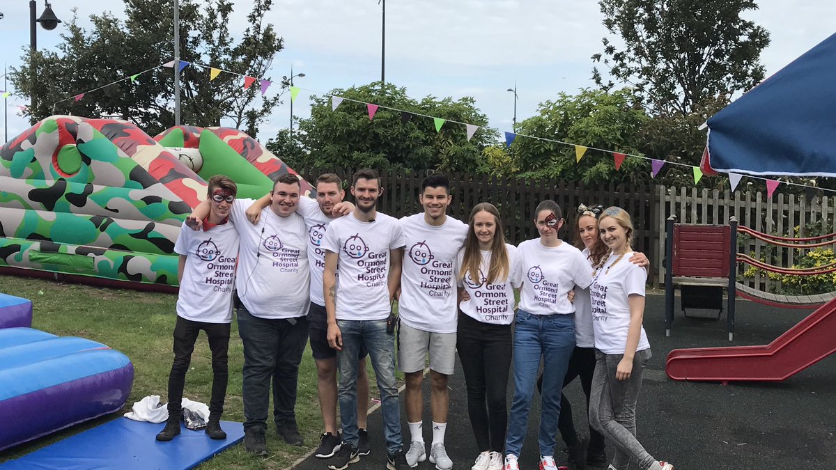 So today's the day! Nothing like raising money for a good charity to put a smile on the teams face#teamprom #charity @awood_01 <a href="/PromenadeBf/">Promenade BF</a>