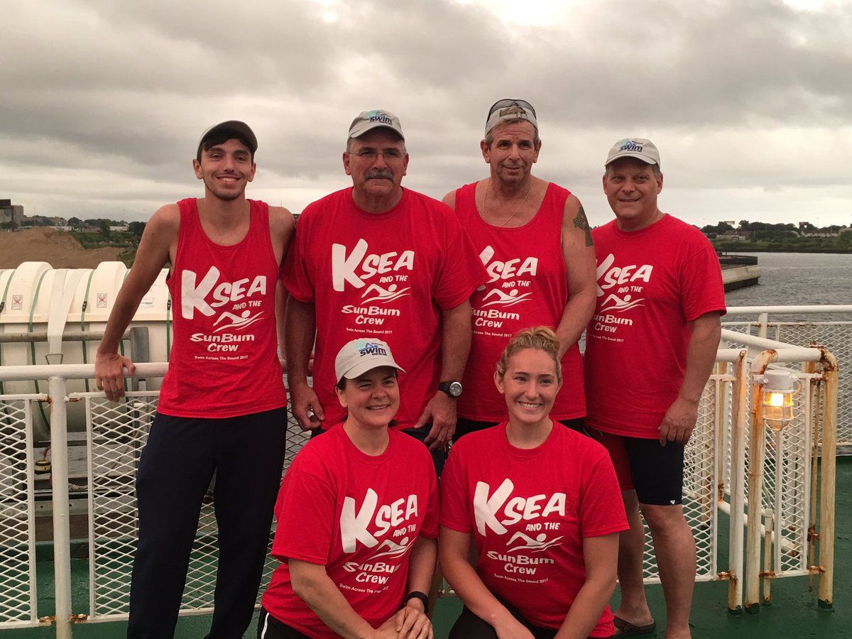<a href="/StVincentsSWIM/">St. Vincent's SWIM</a> <a href="/StVincentsMC/">St. Vincent's Medical Center</a> team KSea with amazing 17year swimmer and cancer survivor Tom Casey- Swim On!