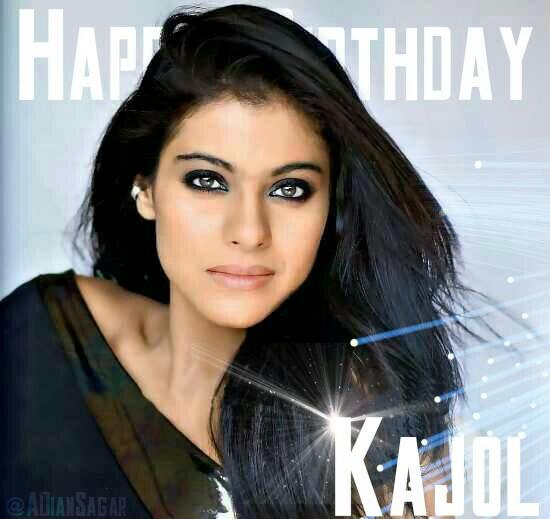 Happy Birthday Kajol  The most stunning amazing actress of India. team  