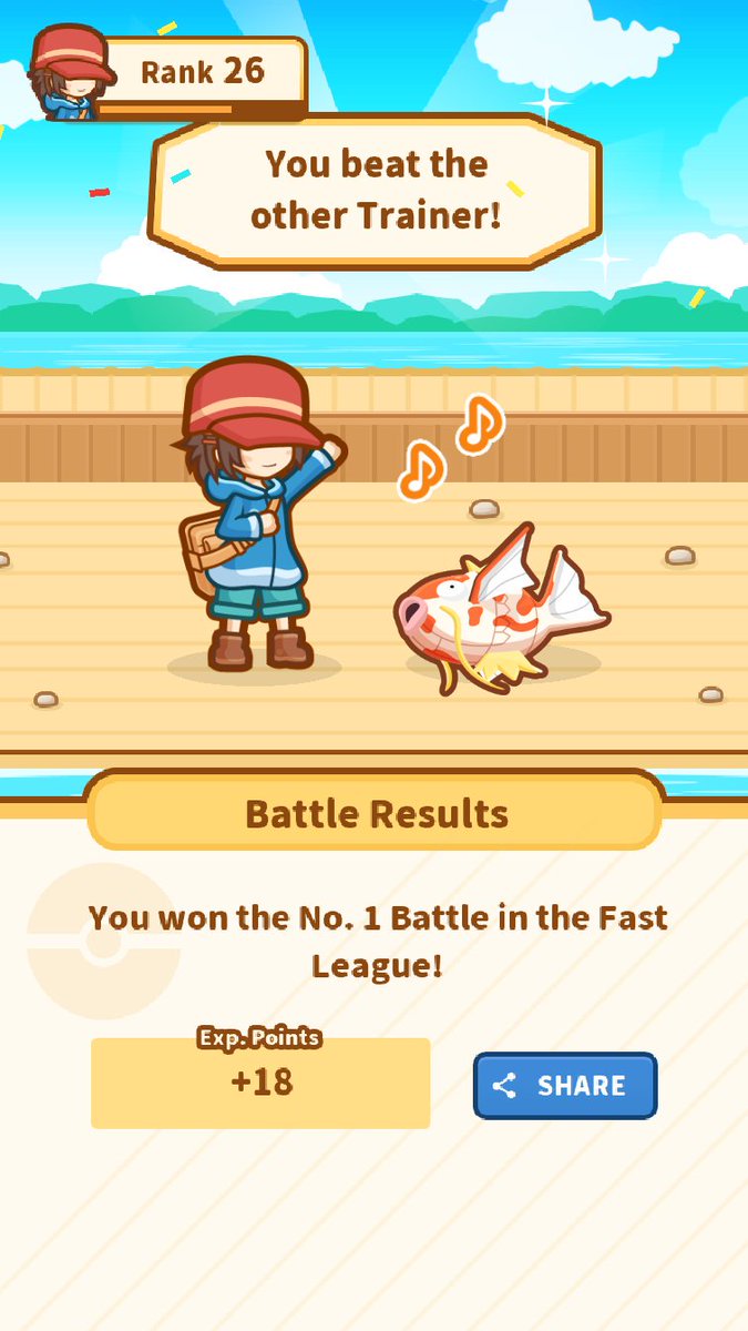 blahword's tweet image. Take that!
My precious Diddy
jumped 53.11 m and won! #Magikarp koiking.jp/r/