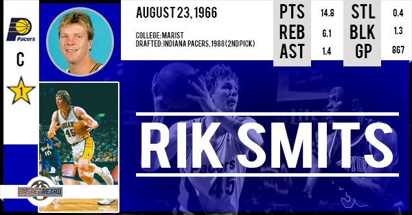 Happy birthday Rik Smits   