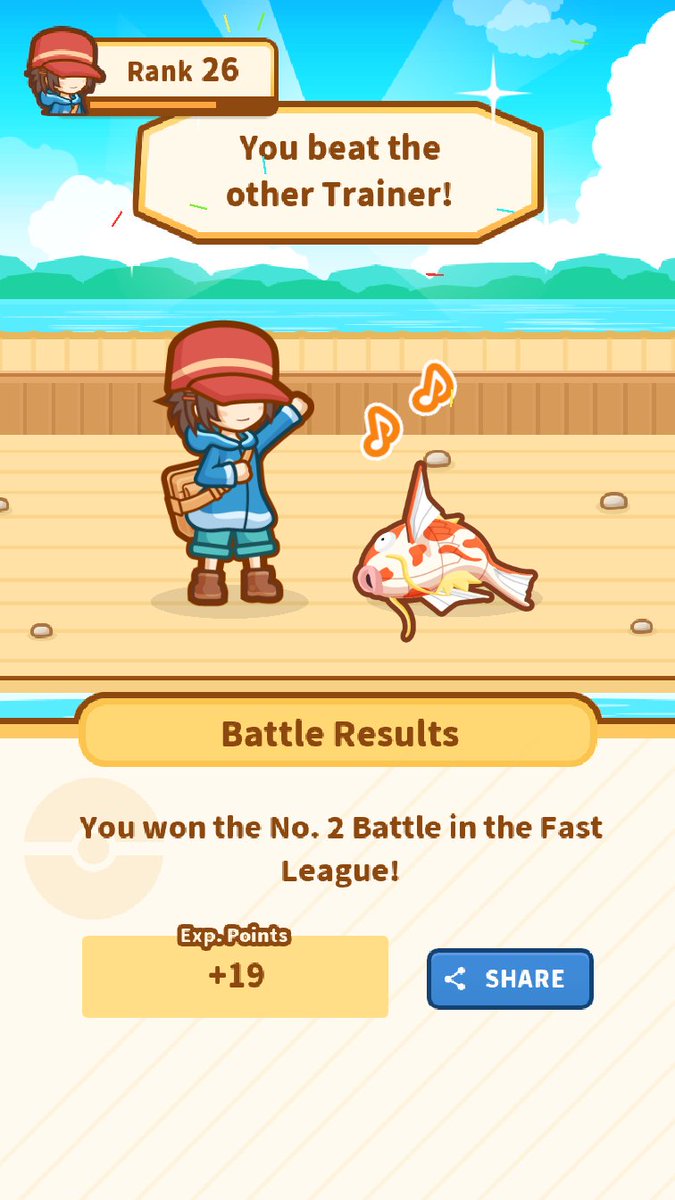 blahword's tweet image. Take that!
My precious Diddy
jumped 53.11 m and won! #Magikarp koiking.jp/r/