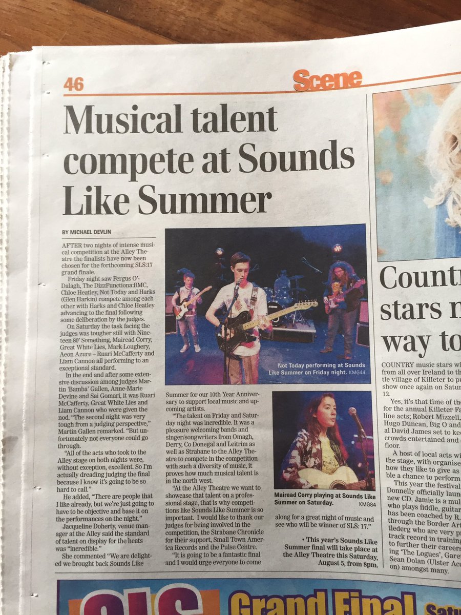 NotTodayMusic's tweet image. "Musical talent", you heard it here first