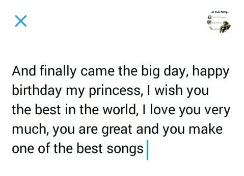 OliviaHoltPy's tweet photo. On behalf of all Paraguay fans, happy birthday @olivia_holt https://t.co/gjboCj6J2M