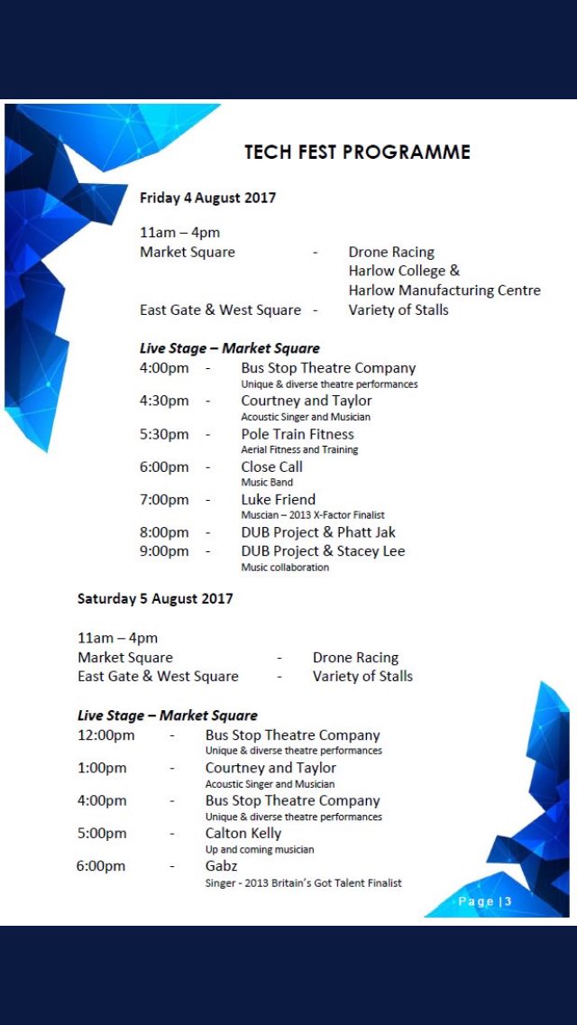 HarlowTechfest's tweet photo. And the Voice Kids UK’s @ErinLeCount has been added to Saturday’s lineup at 4-5pm https://t.co/nWzVnBOI8r