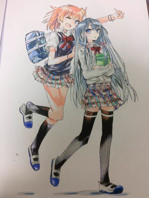 リハビリ程度に描きました(*^o^*)
いやー、画力落ちたかな?
#俺ガイル
#模写 
