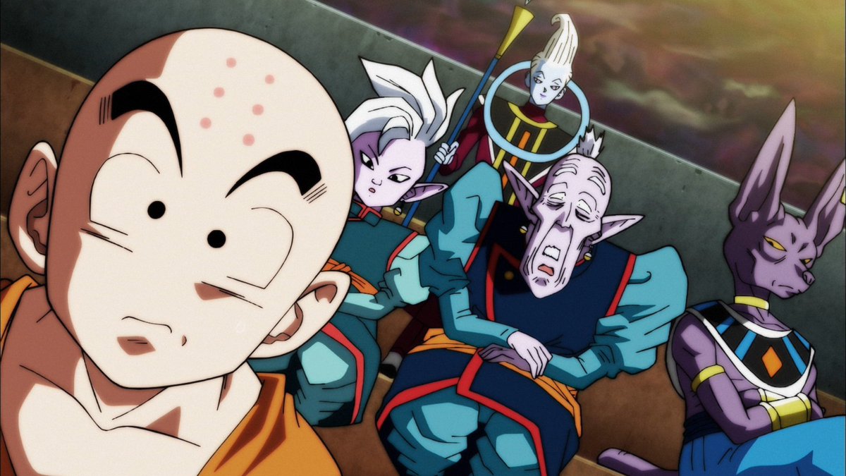 Krillin parece decepcionado por la transformación