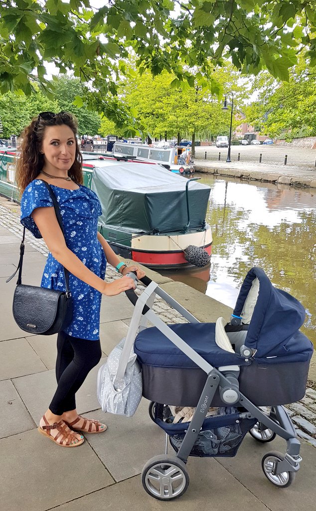 Out on a walk with <a href="/IamtheHiggster/">Higgs</a> and Thomas in his <a href="/GracoBaby_UK/">Graco Baby</a> <a href="/GracoBaby/">Graco</a> Evo Avant pushchair 👶😊 dress from <a href="/JackWills/">Jack Wills</a>
