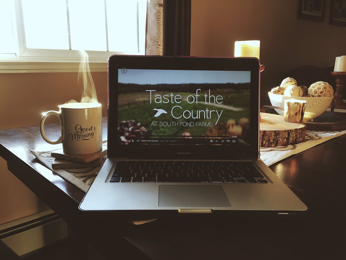 southpondfarms's tweet photo. A hot cup of Joe ANNNDDD Taste of the Country on Netflix?! It is a good morning #tasteofthecountry #weareonnetflix #makeful #southpondfarms https://t.co/OjkXrbYZC4