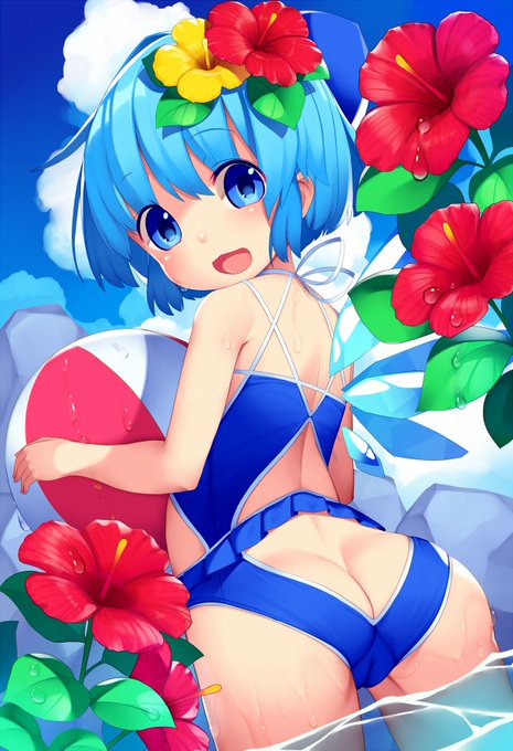 水着チルノ、シャツ無しバージョン 