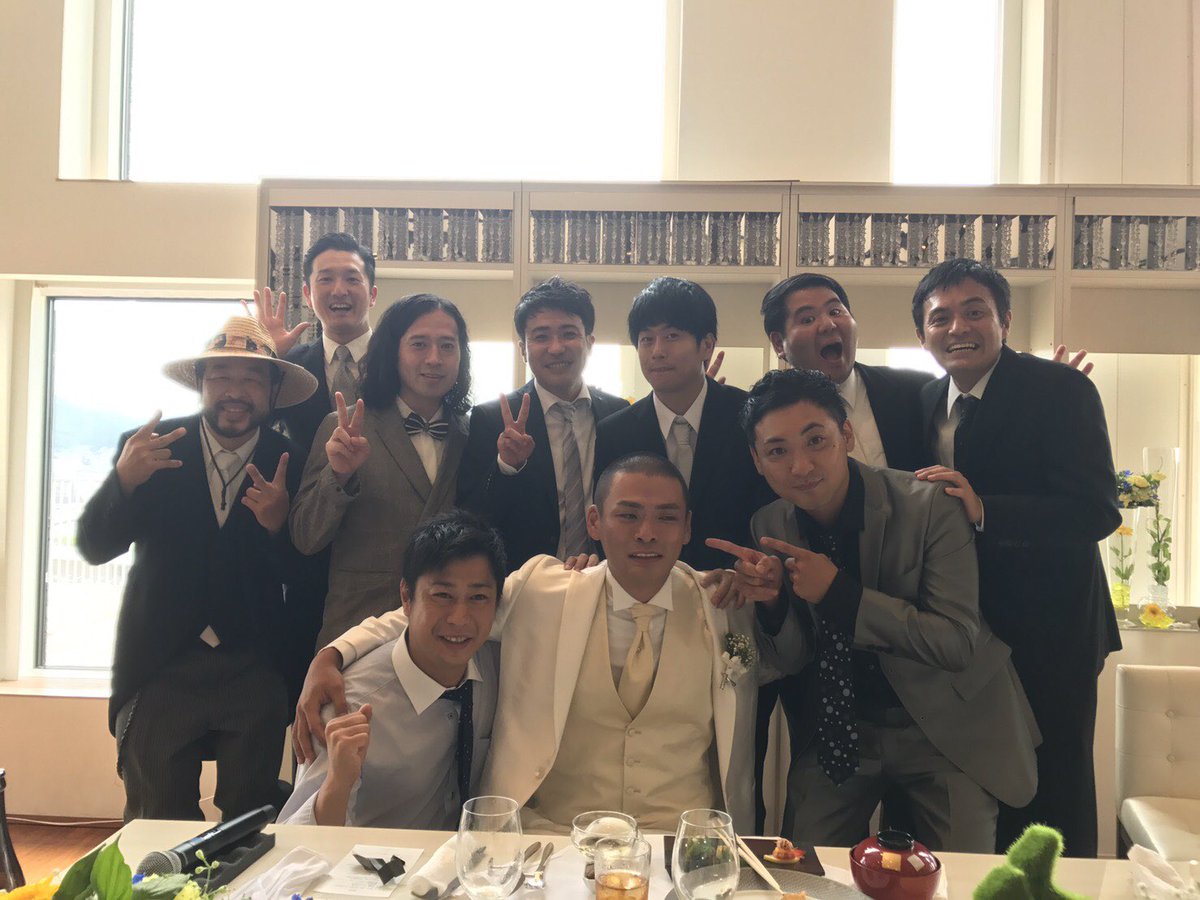 パンサー尾形 同期 長崎亭キヨちゃんぽん いい結婚式でした いきなり乾杯の挨拶をやって と言われてテンパって何言ってるかわからない感じの乾杯の音頭になっちゃったけど 幸せいっぱいの清人の顔を見て感動した 嫁さん可愛かったなぁ