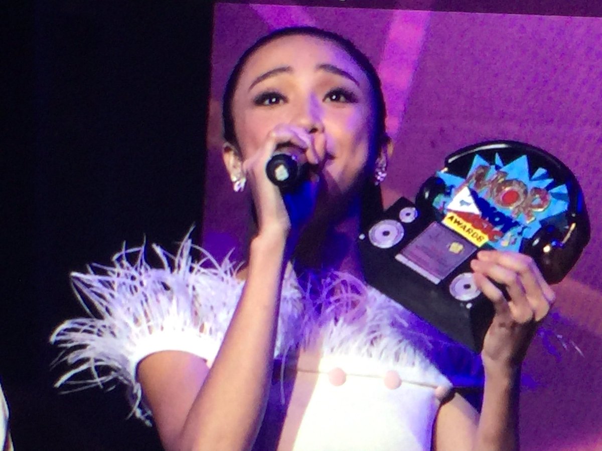 OneMusicPH's tweet photo. OMG! @MarydaleEntrat5! Congratulations! 👏 #MORPinoyMusicAwards2017 https://t.co/MBFKuTkBUS