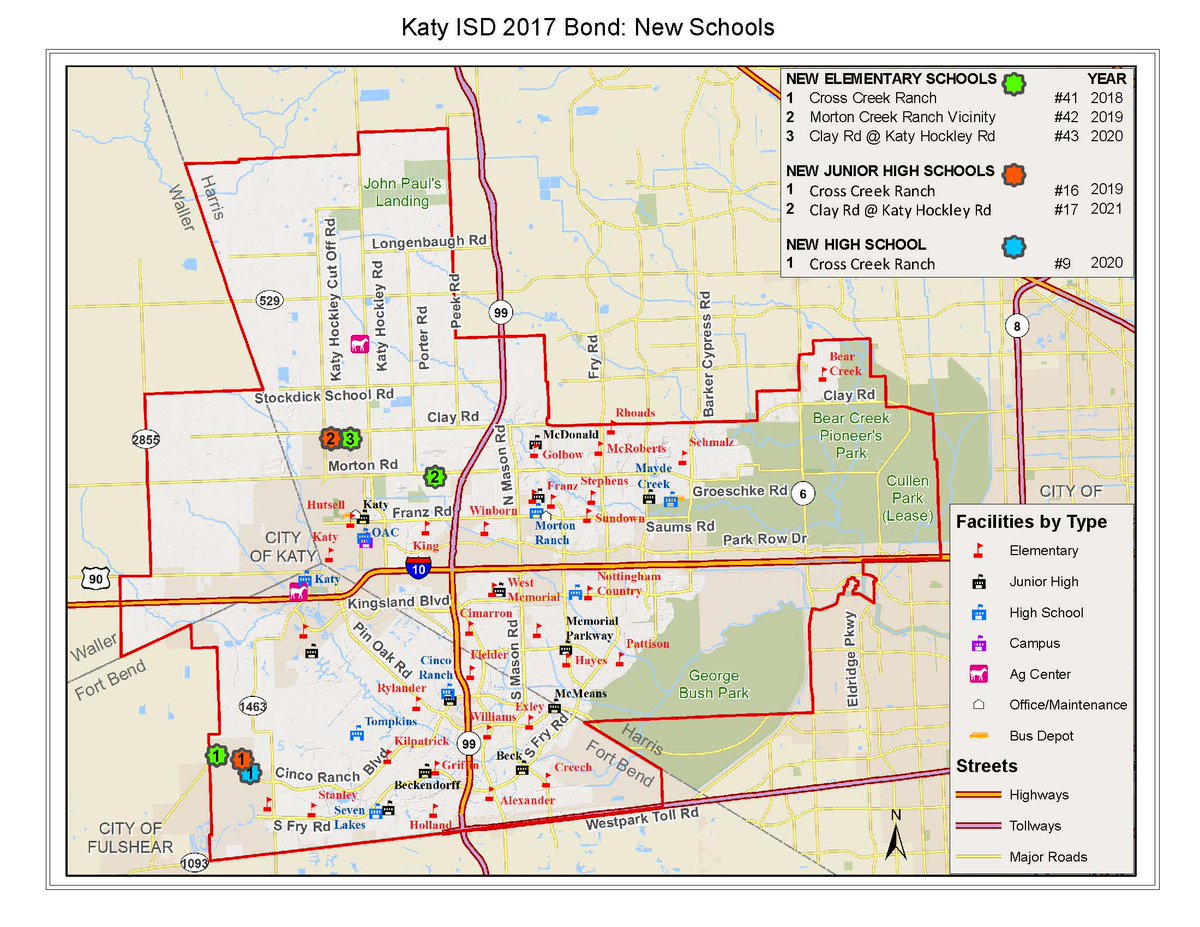 Katy Isd Boundary Map Katy Isd On Twitter: "The 2017 Bond Proposal Includes 6 New Campuses. Check  Out This Map To See Where They Would Be Located. #Buildlegacy #Katyisd  Https://T.co/6Hwagjyanf" / Twitter