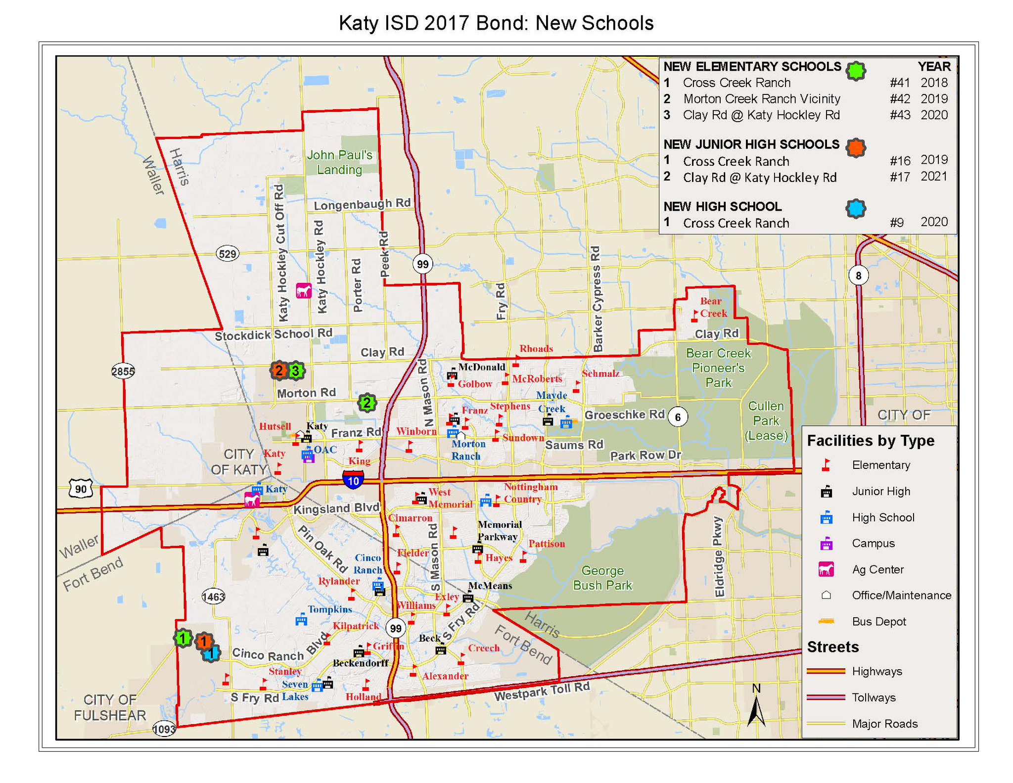 Katy Isd District Map Katy Isd On Twitter: "The 2017 Bond Proposal Includes 6 New Campuses. Check  Out This Map To See Where They Would Be Located. #Buildlegacy #Katyisd  Https://T.co/6Hwagjyanf" / Twitter