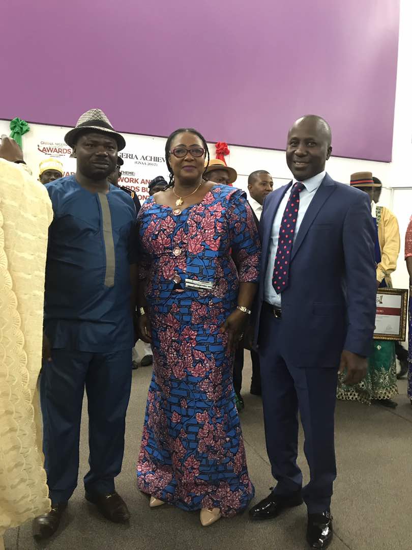 mosesot's tweet image. Awardee, Ghana-Nigeria Achievers Award @British Council Accra, Ghana, D2 Min Health Hon TGN Ayeley Mensah, Prof S.Azaiki. Congratulations!