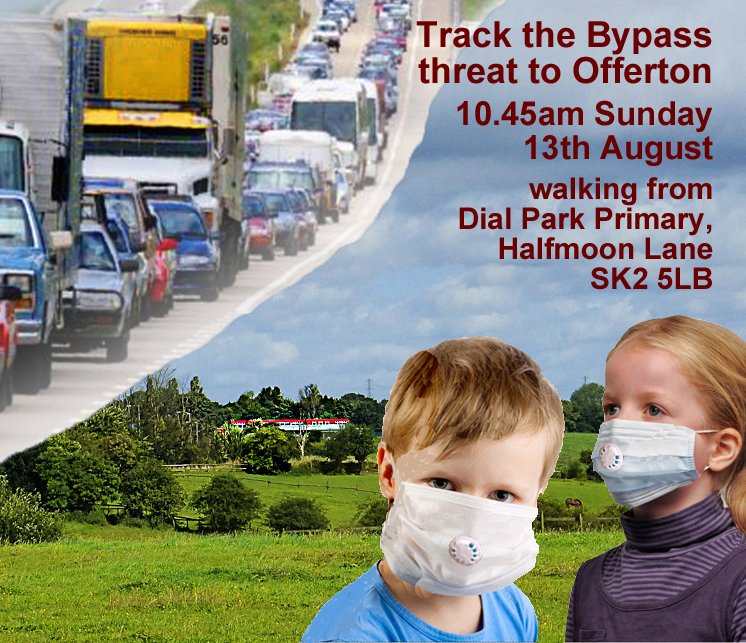 GrahamWTrickey's tweet photo. We're tracking the Bypass route through Offerton next Sunday 13th, starting 10.45 at the school - next to a future 60,000-vehicle junction. https://t.co/lvtPjJqQpM