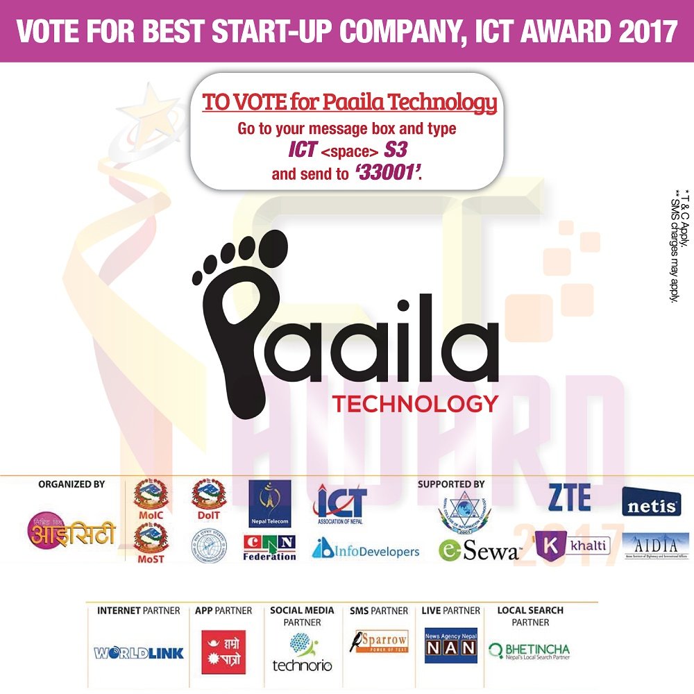 paailatech's tweet photo. Voting lines are open till this Friday. Vote for Pari and Paaila Technology if you think we deserve it. https://t.co/SKBxQSq19K