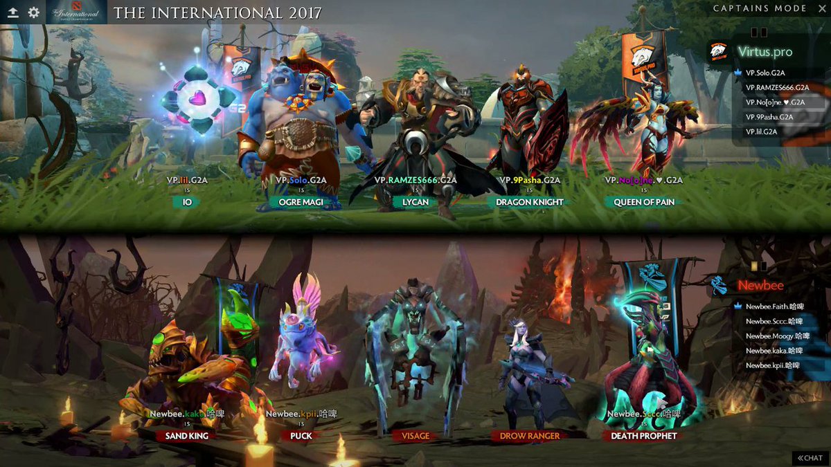 virtuspro's tweet photo. Picks for the Game 2 vs @NewbeeCN #GoGoVP 
Stream: https://t.co/bFed0lPszO
#TI7 #VP_Live https://t.co/DPbKolEsHN