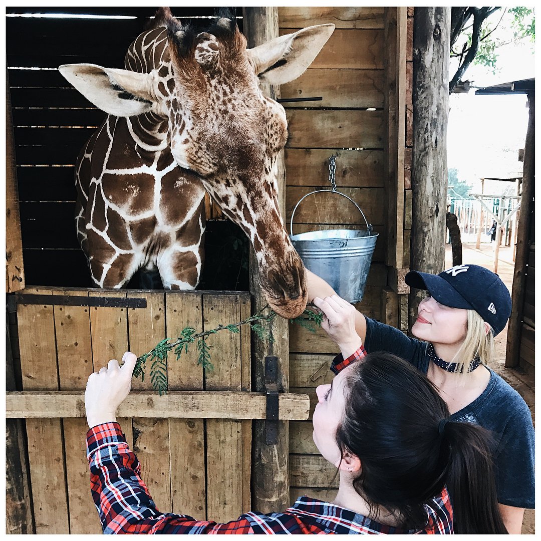 Olivia_HoltFR's tweet photo. #PHOTO - Olivia et sa publiciste au Kenya début juillet. https://t.co/oVOVmJe9lG