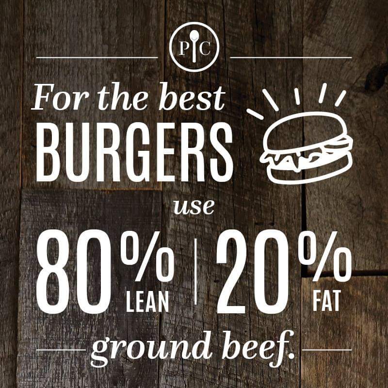 MegTessensohn's tweet image. Keep your #burgers the same size for even grilling. 80% lean 20% fat is the best combo for a juicy bit 😀 #burgertips #grill #foodies