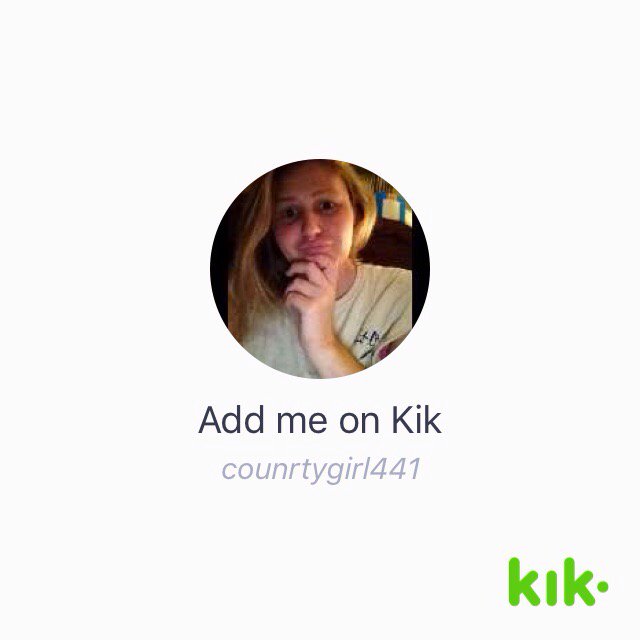ElizabethMcph16's tweet photo. Hey! I'm on #Kik - my username is 'counrtygirl441' https://t.co/qHgN2IMNDv https://t.co/AkSYJx4p5S