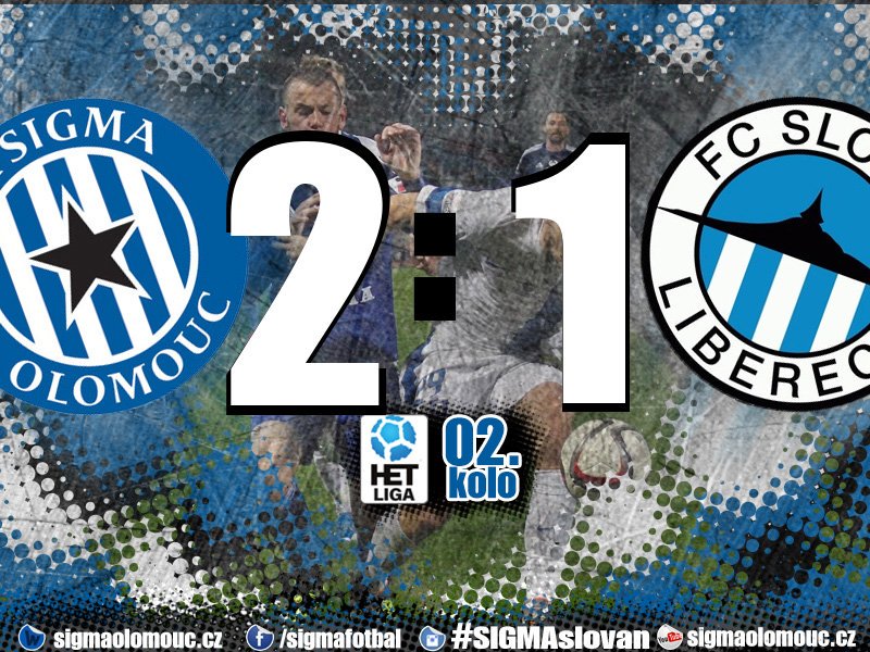 sigmaOlCz's tweet photo. Sigma porazila Liberec goly Choreho a Moulise 2:1 #ololib #hetliga https://t.co/VNWwfepfOy