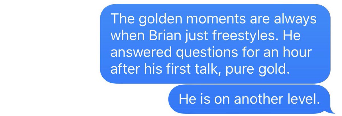 ThatCroatianGuy's tweet photo. Texting w/ someone who wasn't able to make our recent #343summit. This was my quick recap. And this alone was worth the price of admission. https://t.co/UZ28JQpBJZ