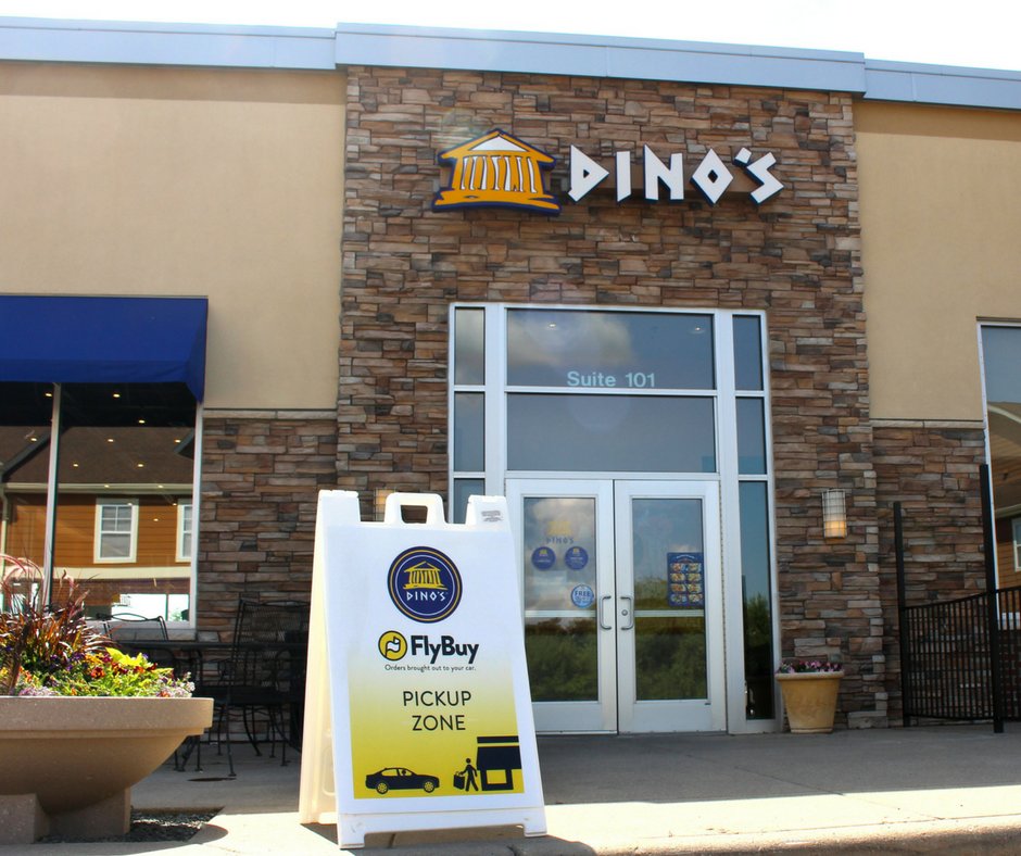 FlyBuyApp's tweet image. Because gyro-mazing, grab some Dino's for lunch today on the app!